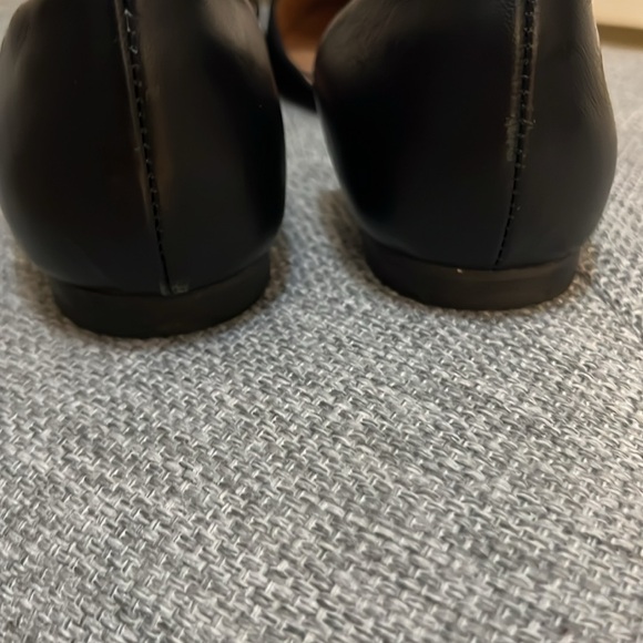 J.Jill black pointed suede and leather flats size 9. - Picture 5 of 7